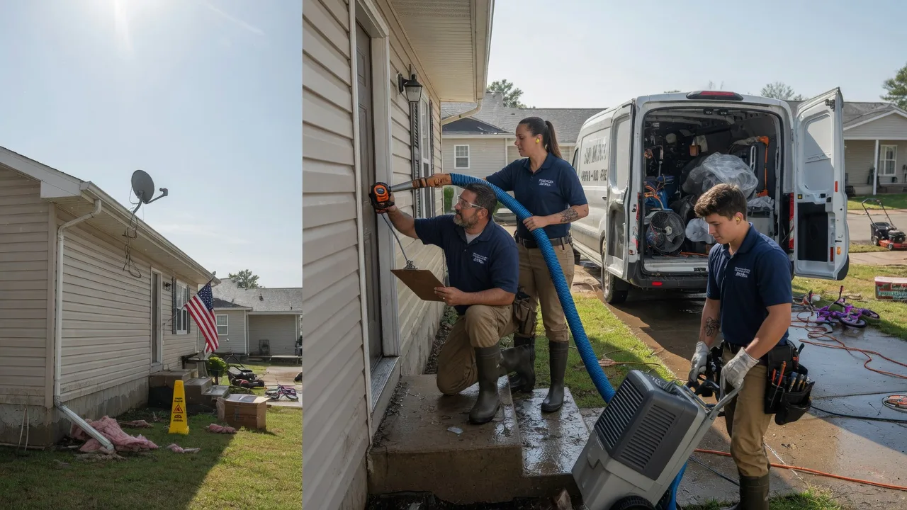 Ceiling Water Damage Restoration in Pangburn, AR near me
